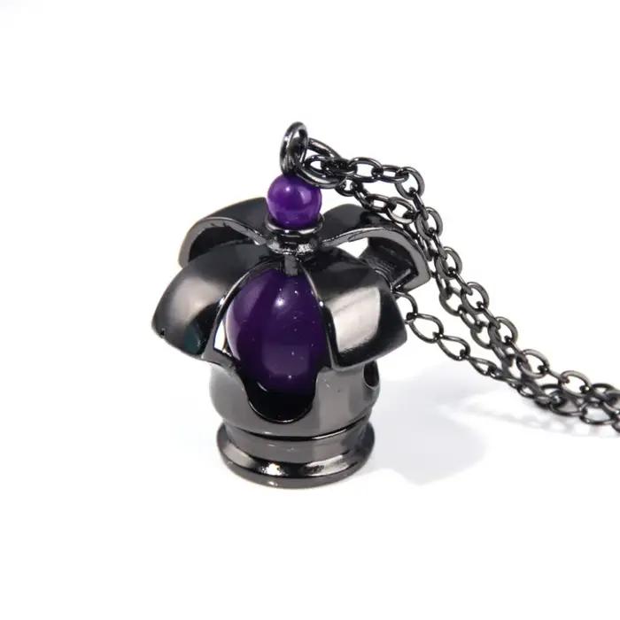Puella Magi Madoka Magica collier pour femmes Akemi Homura Soul gemme colliers femme violet haute qu