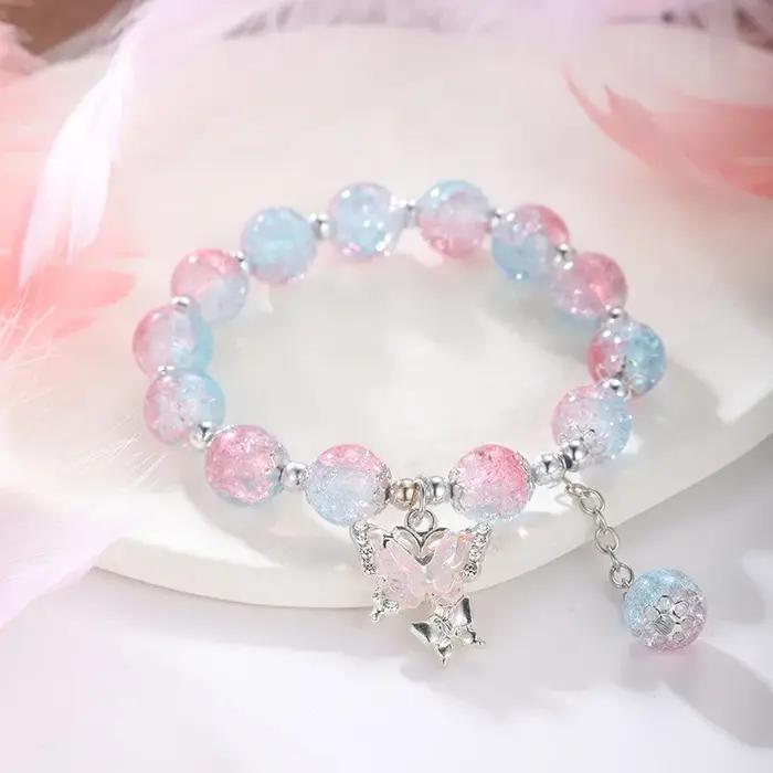 Bracelet Bohème Perles Papillon Femmes Verre Papillon Style Bureau Carrière Cadeaux Fête Anniversaire Occasions Spéciales
