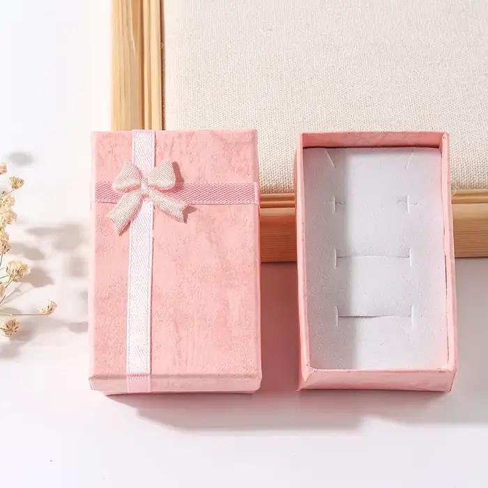 Boîte à bijoux 5x8cm, emballage pour matiques et boucles d'oreilles