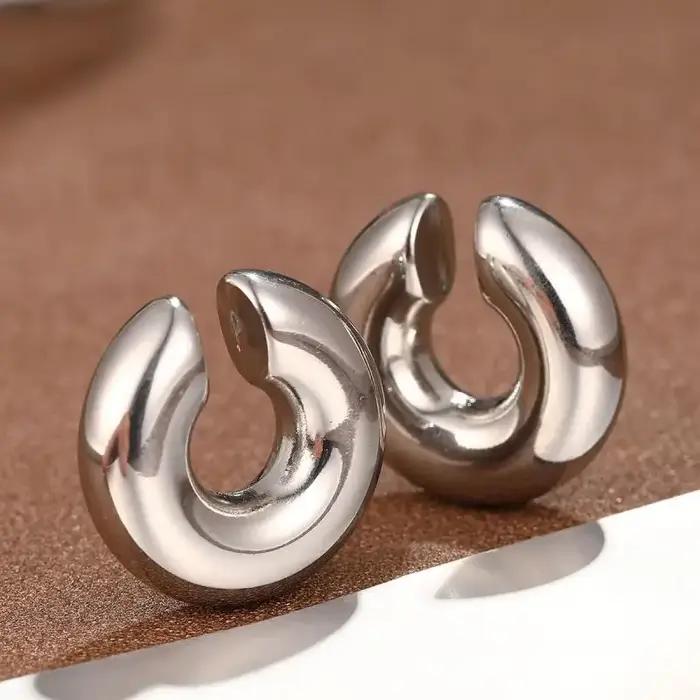 Boucles d'oreilles gothiques non percées pour femmes et hommes