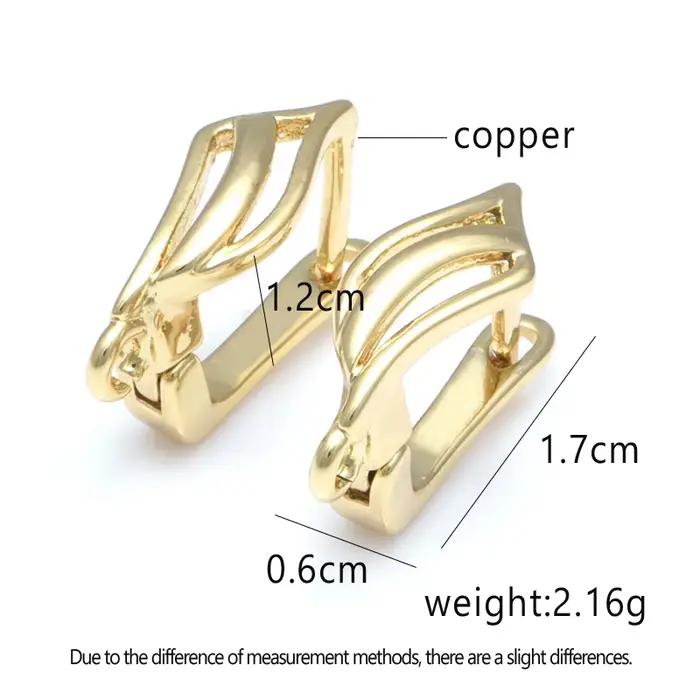 Nouvelle boucle d'oreille pour fabrication de bijoux, accessoire de bricolage, cerceau or argent noir, fournitures faites à la main à la mode