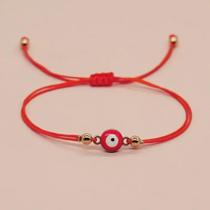 Bracelet vintage œil grec en résine unisexe classique pour femmes et hommes occasions spéciales et quotidiennes