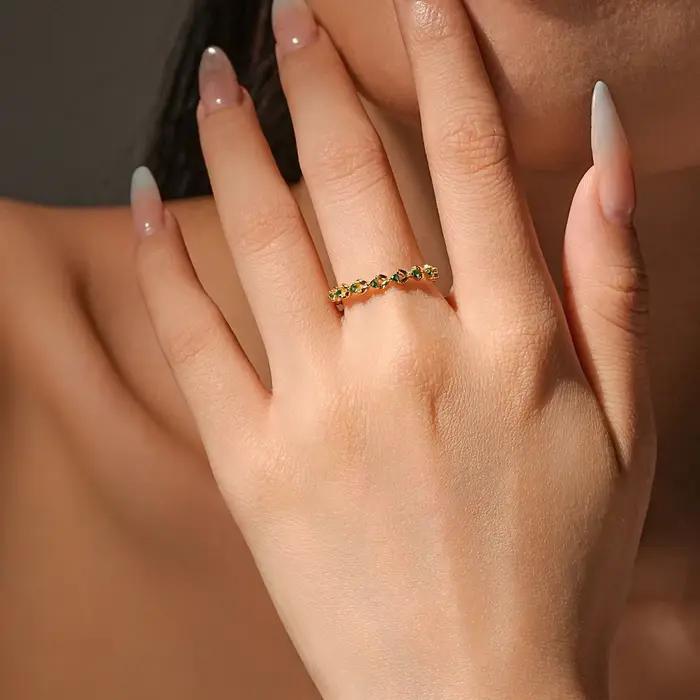 ANDYWEN Bague ajourée en argent 925