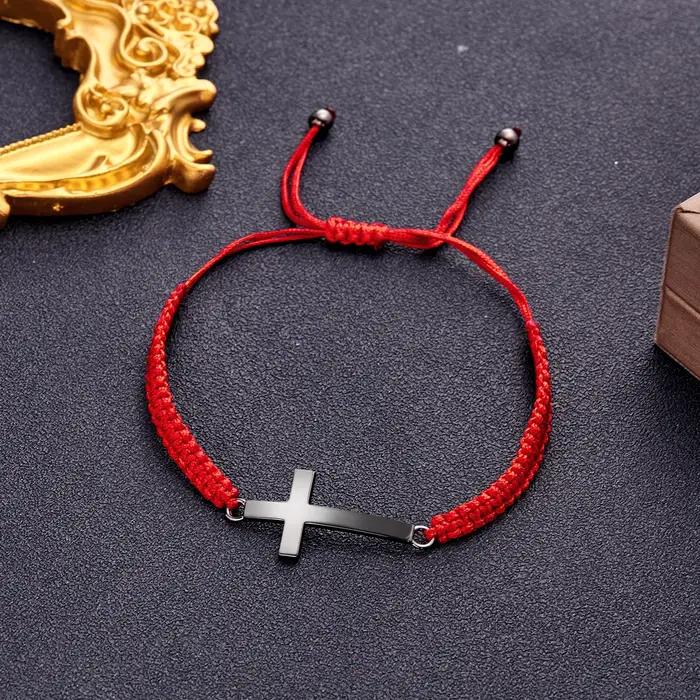 Bracelet tressé en acier inoxydable pour hommes et femmes
