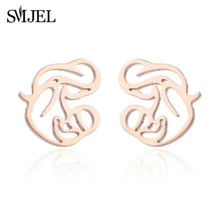 SMJEL nouvelle famille maman colliers en acier inoxydable pour femmes mode maman Collier Collier bij