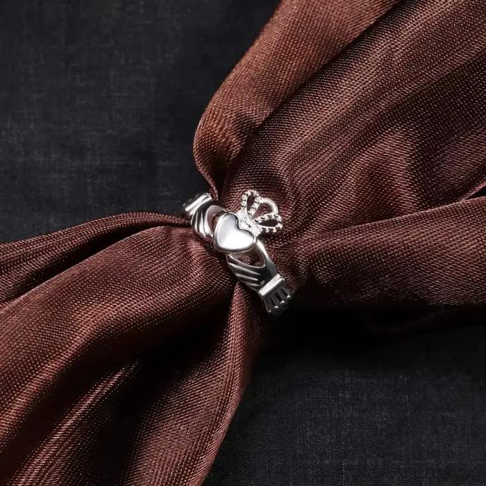 Trumium – bague irlandaise Claddagh pour femmes