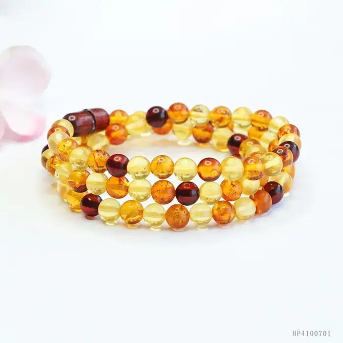 2025 nouvelle mode femme baltique ambre naturel collier fleur