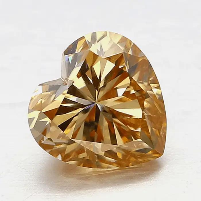 Pierres de moissanite taille champagne pour bijoux élégants occasions spéciales femmes artisanat création bijoux fantaisie
