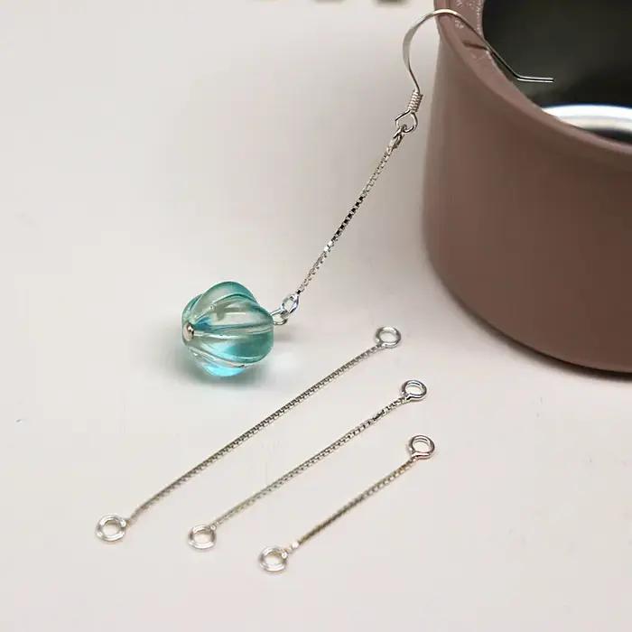 1 paire de boucles d'oreilles en argent Sterling 925
