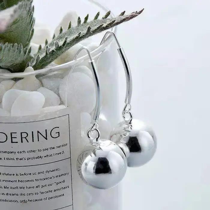 XIYANIKE été élégant boule longue goutte boucles d'oreilles pour femmes fille nouvelle mode bijoux