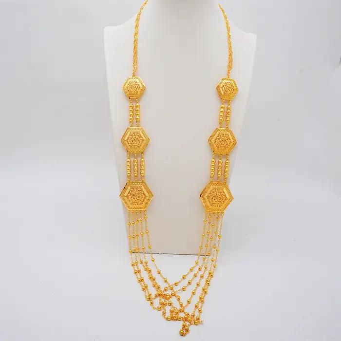 Ensemble de Bijoux Indiens en Or pour Femme