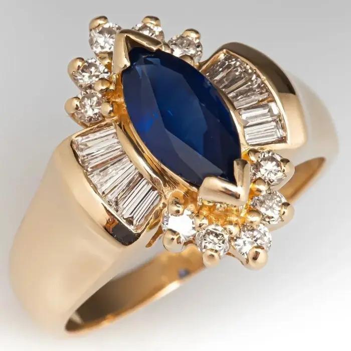 Bague de luxe scintillante en zircone synthétique pour femme