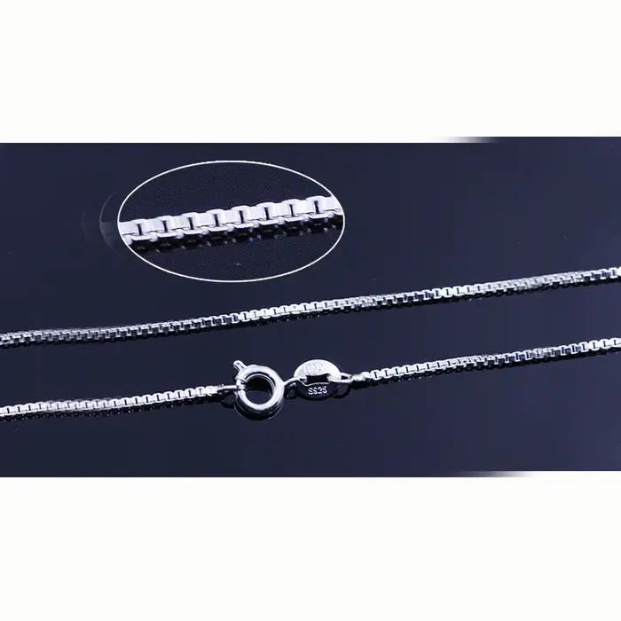 Collier en argent regardé 925 pour femmes et filles