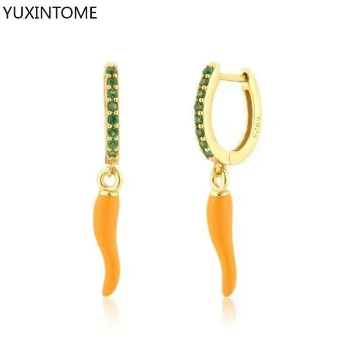 Petites boucles d'oreilles en forme de Chili pour femmes et filles