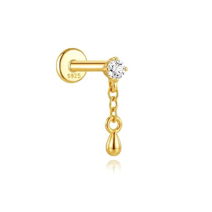 Boucles d'oreilles ROXI argent sterling 925 motifs floraux poissons serpents bijoux romantiques et exquis pour femmes occasions spéciales