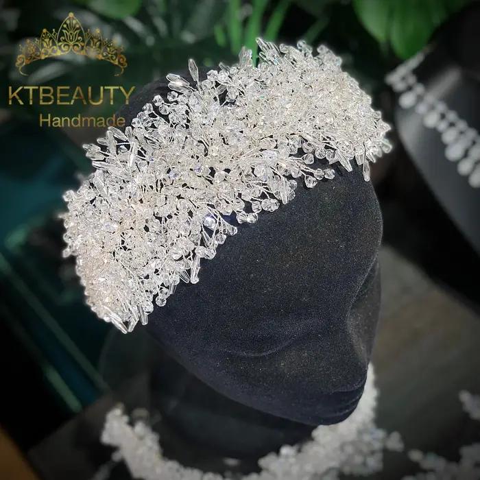 Diadème en zircone cubique à motifs étoiles flexible pour femmes, accessoire de cheveux pour occasions spéciales et mariages