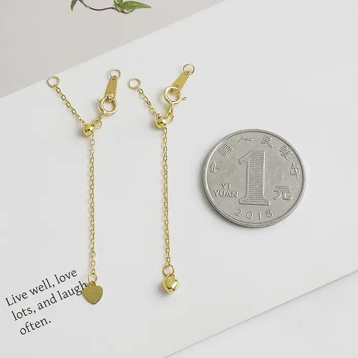 Extension de collier en argent Sterling 925