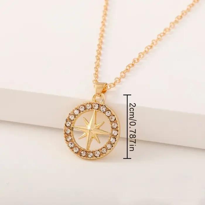 Le collier étoile hexagonale Sky Star David est un pendentif à la mode et polyvalent avec un sens du design unique pour les femmes