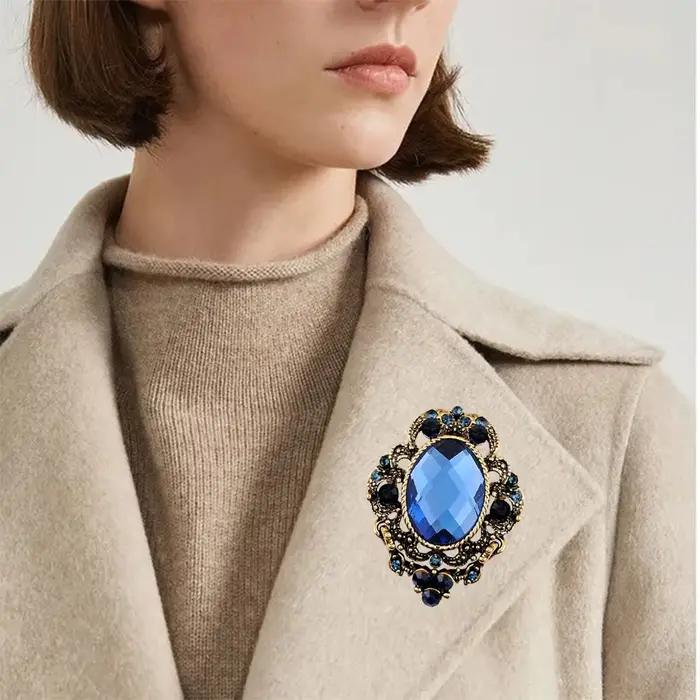 Broche camée de style victorien élégante pour femmes et hommes occasions spéciales et tenues vintage