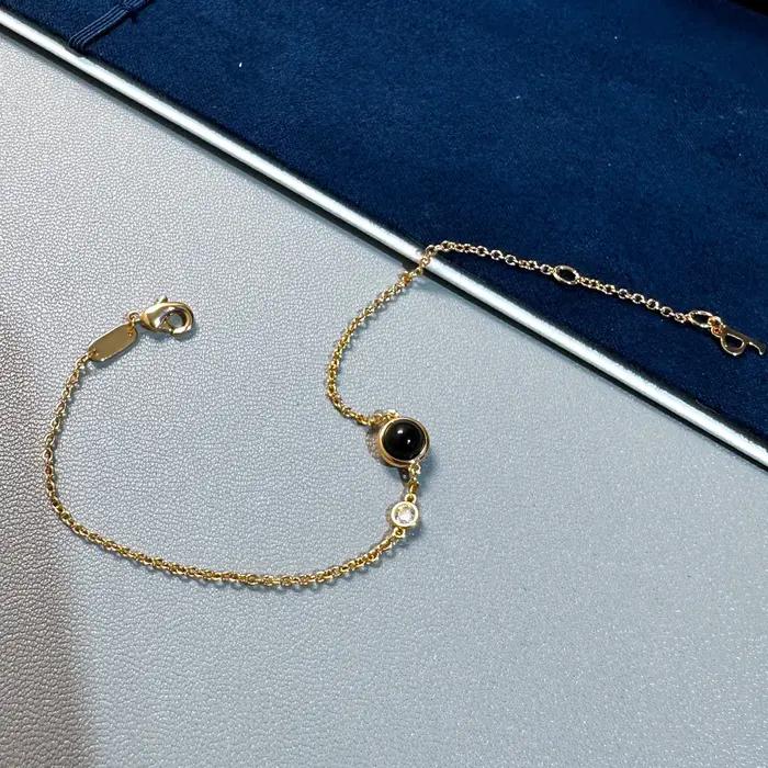 Nouveau bracelet pour femme en argent 925 exquis, perles rotatives multicolores, cadeau de fête