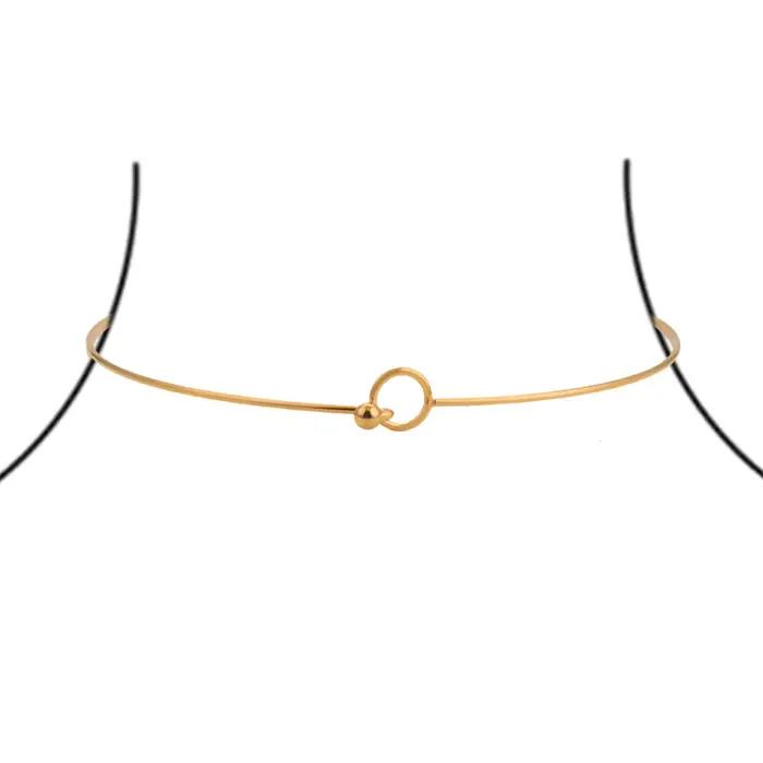 Collier avec anneau de cou en acier inoxydable 304