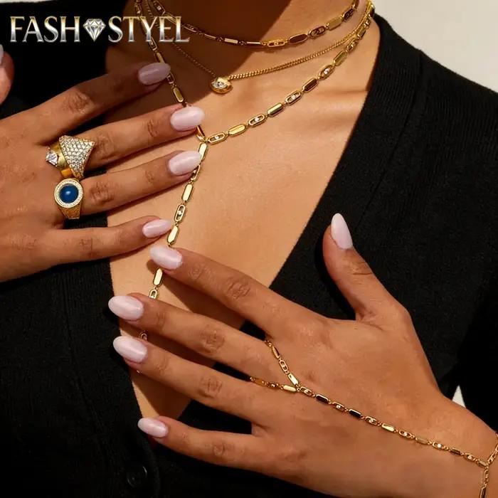 Ensemble de bijoux pour femme couleur or