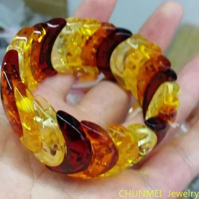 Bracelet amulette perlée élastique pour femme et homme