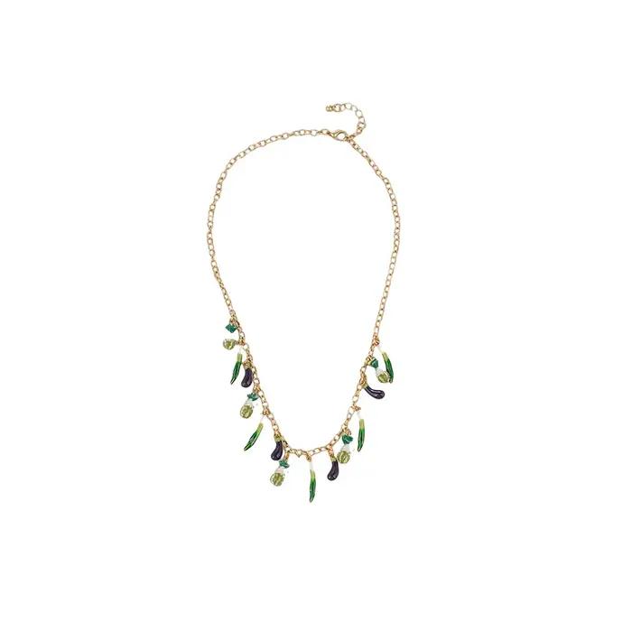Collier de poisson en acier inoxydable pour femme