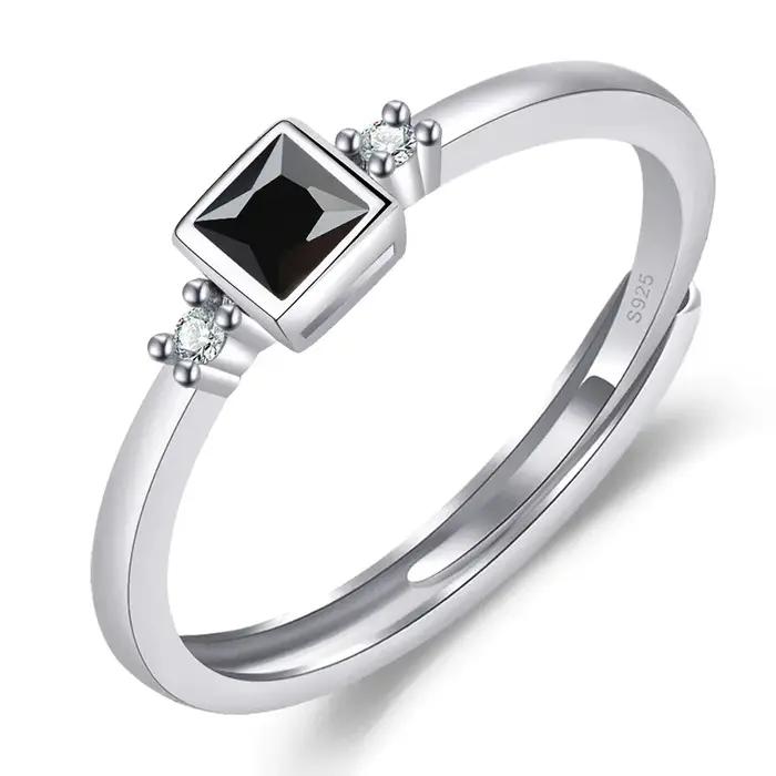 Bague ouverte ajustable en argent sterling S925