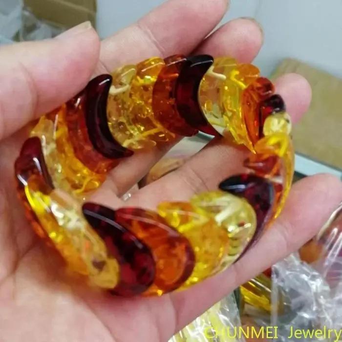 Bracelet amulette perlée élastique pour femme et homme