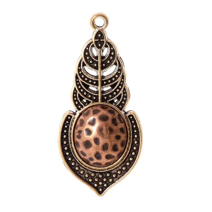 Pendentifs ethniques bohèmes vendange vintage DIY pour femmes occasions spéciales charms alliage de zinc