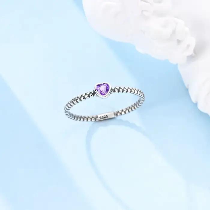 Bague en argent Sterling 925 motif croix pour femmes occasion engagement certifiée avec GDTC
