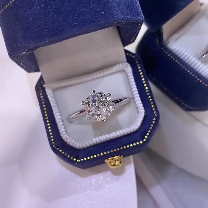 Bague de mariage 1.5 carat pour femme