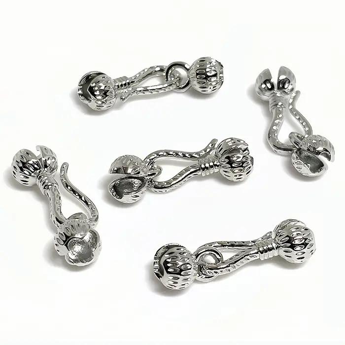Fermoirs à crochet en cuivre V-REX pour bracelet et collier fabrication de bijoux 3 pièces blanc bleu rouge pour perles occasions spéciales