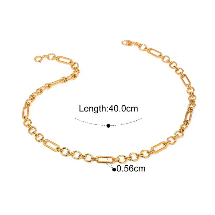 Collier plaqué or 18 carats Yori Simple Jewelry
