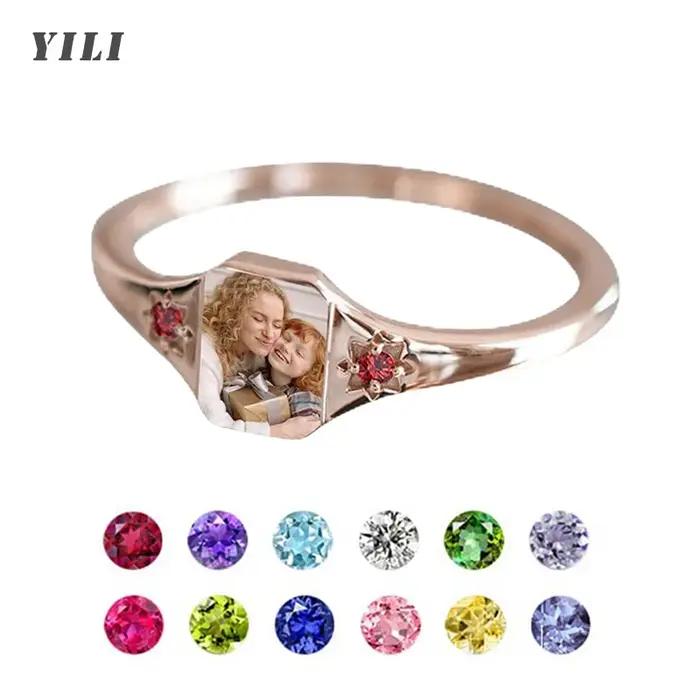 Bague photo personnalisée