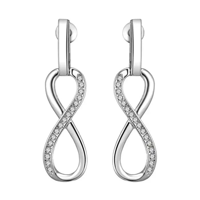 Boucles d'oreilles romantiques en argent Sterling 925 pour femmes