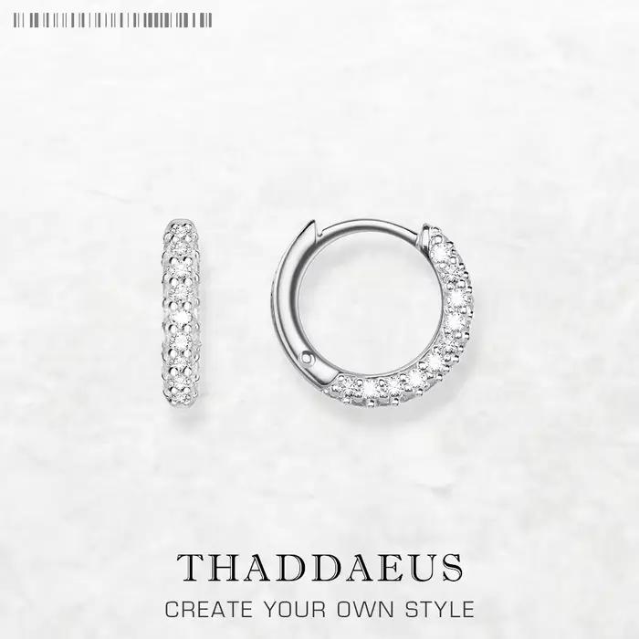Ensemble de pierres Mini cerceaux à charnière boucles d'oreilles créoles cadeau en argent Sterling 9