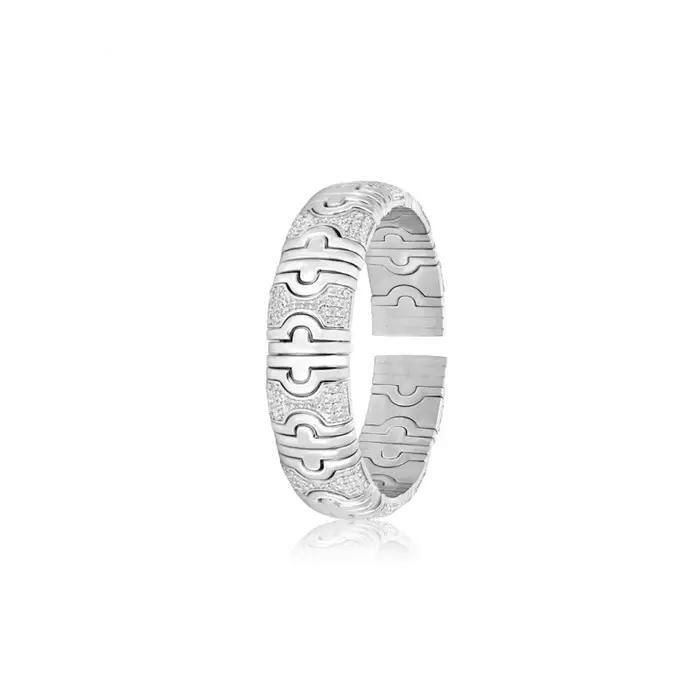 Bellux-Bracelet artificiel astique en Argent 925 Plaqué Or
