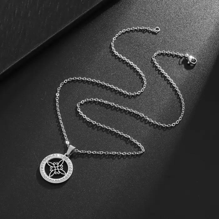 Collier pendentif nœud de sorcière pour femmes et hommes