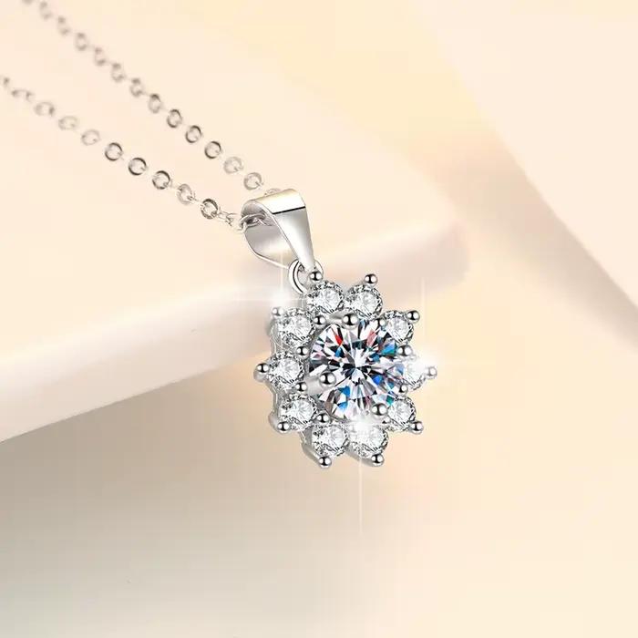 Ensemble de bijoux en argent regardé 925 pour femme