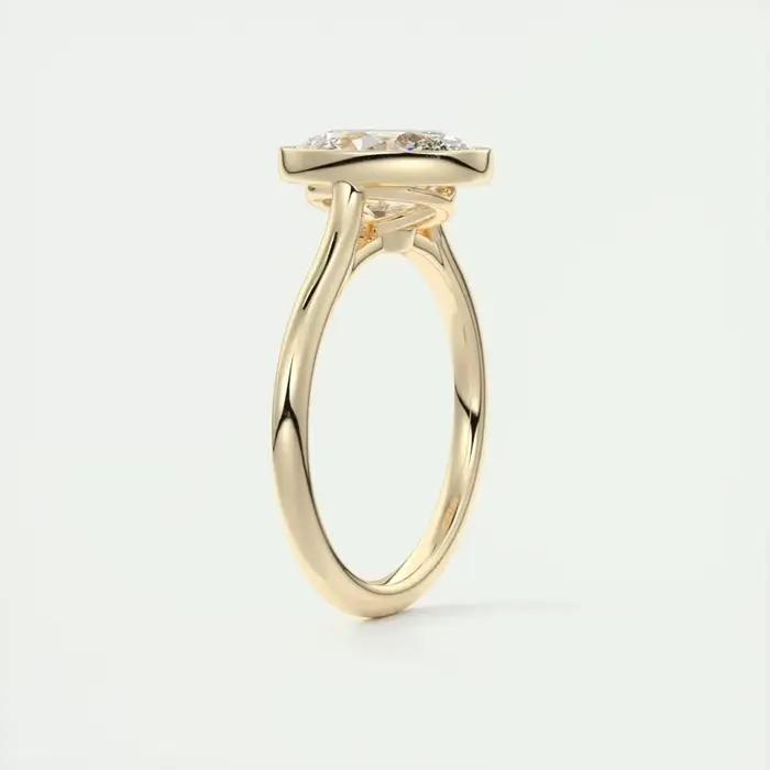 Bague Solitaire originale en argent Sterling 925
