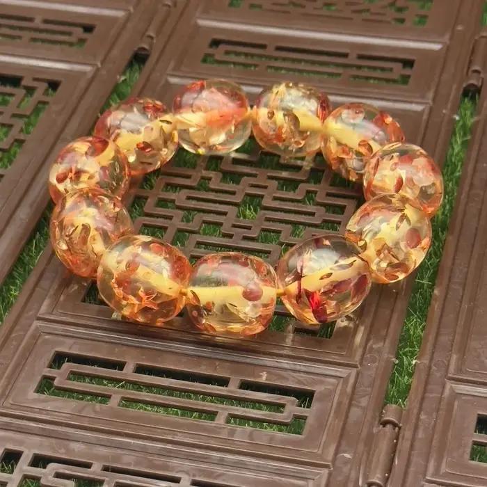 Le nouveau bracelet naren ambre est élégant, simple et élégant.