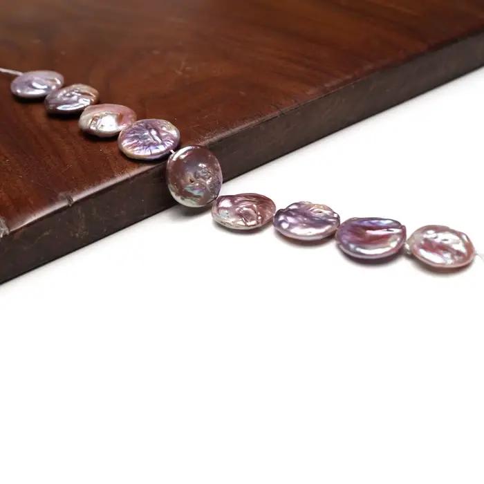 Perles d'eau douce violettes baroques pour la création de bijoux et accessoires DIY pour femmes occasions spéciales
