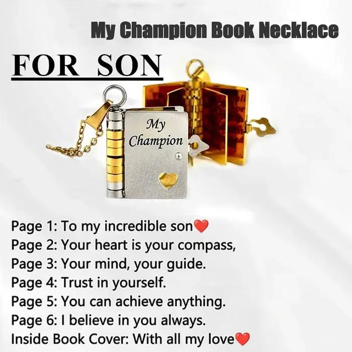 Collier de livre de fille