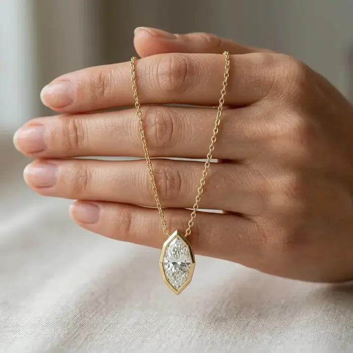 WUIHA – collier avec pendentif en argent Sterling 925