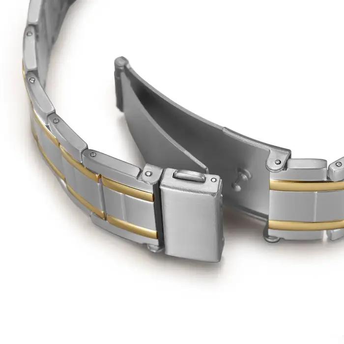 ARADOO 3500 Gauss néodyme magnétique titane acier Bracelet pour hommes avec fermoir déployant conception