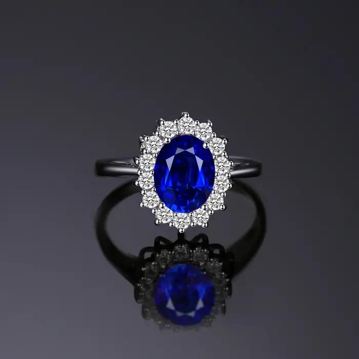 Bague de fiançailles princesse Diana en argent Sterling 925
