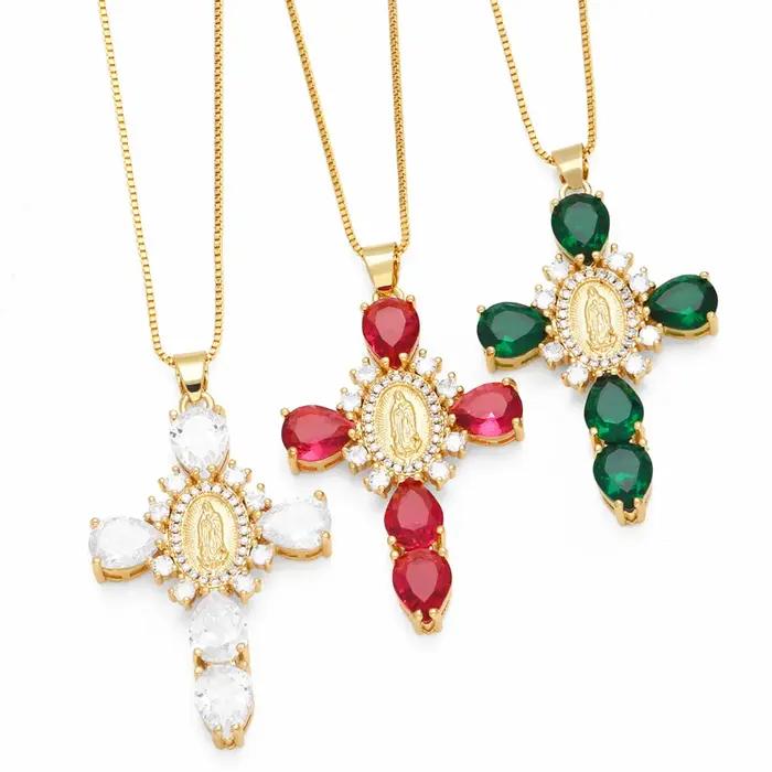 Collier croix de jésus pour femmes et hommes