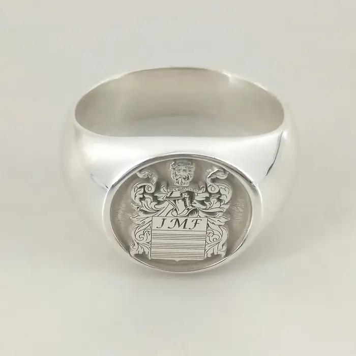 Bague avec nom gravé, année de 15mm